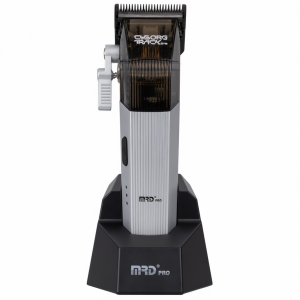 Машинка для стрижки MRD Cyborg Track GTR Silver на зарядной базе