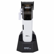 Машинка для стрижки MRD Cyborg Track GTR White на зарядной базе